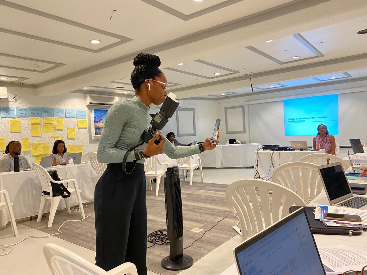 EAG SIDS4🇦🇬 HIGHLIGHTS Today, officially marks the beginning of our SIDS4 content and we want highlight our staff who played key roles in the CANARI x EAG Civil Society Summit which took place last week.