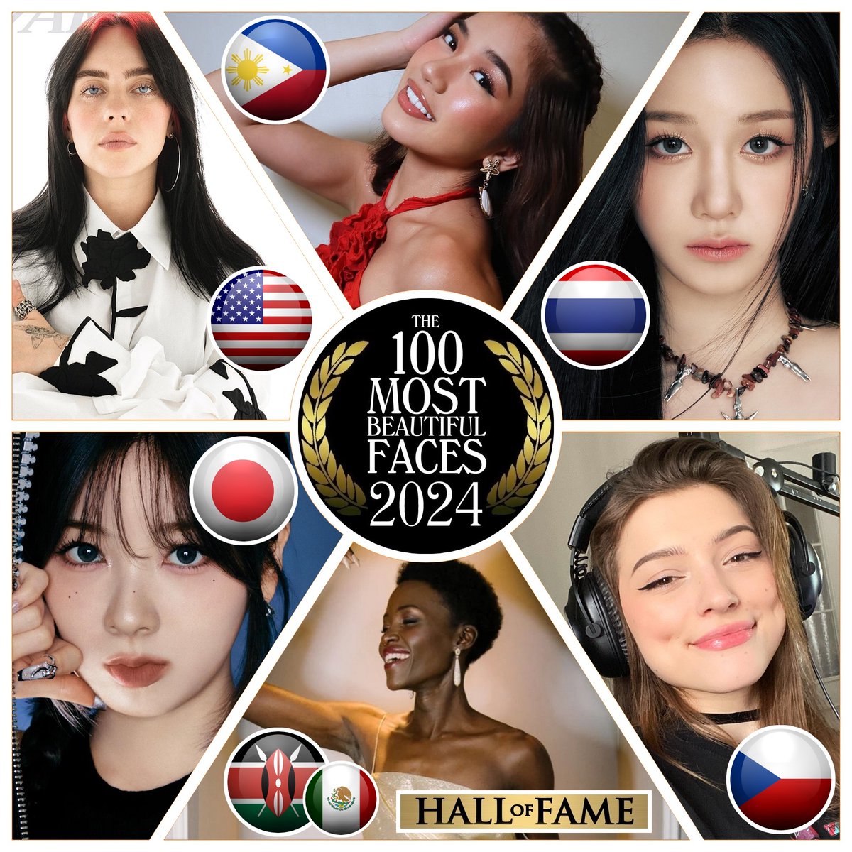 Which Face Should Be Nominated? These are the faces nominated today. Nominate & Vote for the Top 100 of 2024 -patreon.com/tccandler #tccandler #100faces2024 #billieeilish #aiah #bini #pharita #BabyMonster #miihi #niziu #lupitanyongo #claina #yg #jyp