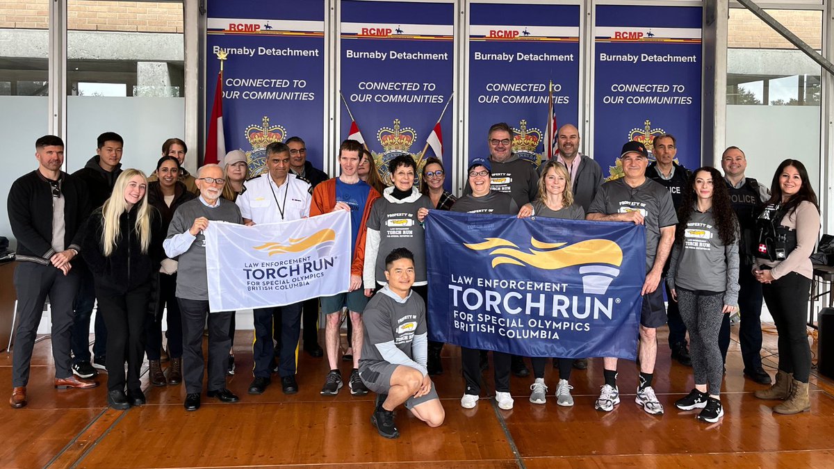 The Burnaby Torch Run this morning at @BurnabyRCMP  was an absolute blast! 🎉 A big thanks to all who joined in support of @sobcsociety athletes! 🙌

Donate, find upcoming events, or participate virtually: specialolympics.ca/british-columb…