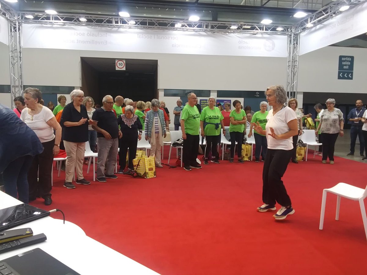 Avui hem visitat la Firagran a la Farga de l'Hospitalet 👏🏻

Hem celebrat 25 anys de la fira de la gent gran de Catalunya. Hi hem anat 41 persones entre Sta Fe, La Granada i el #PladelPenedès ✅️