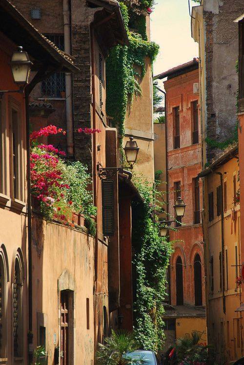 Rome 
Trastevere is the most quintessentially medieval of Rome's historic neighborhoods. Narrow alleys, cobbled streets, and quaint places to eat make this a charming district that combines ancient tradition with contemporary vibrancy.