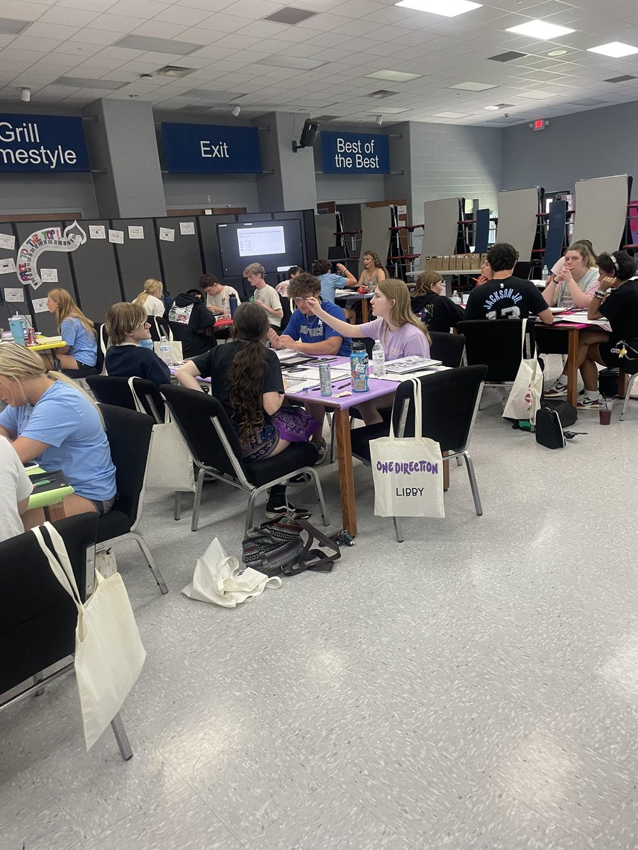 IDMARO's tweet image. Lewisburg High School’s PSAT camp is ROCKIN’. #teamdcs @TweetDCS_LHS