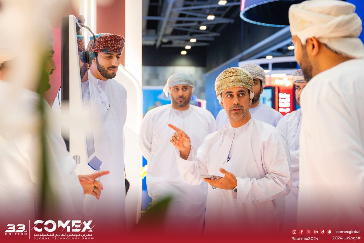 comexglobalex's tweet photo. The visit of His Excellency Eng. Naif Al Abri, President of the Civil Aviation Authority @CAAOMN ,at the COMEX Global Technology Show 2024.

من زيارة سعادة المهندس نايف العبري رئيس هيئة الطيران المدني لمعرض كومكس العالمي للتكنولوجيا 2024

#كومكس2024 #وجهتك_للاستثمار_الرقمي #comex2024 #OmanTechInvest #نصل_للعالم