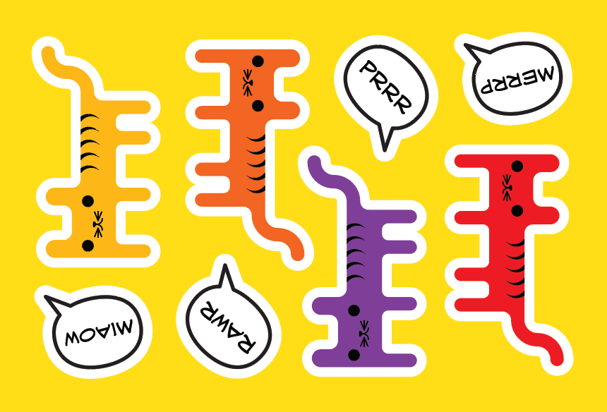 What sticker sheet to get made? Big Head Emojis or Color Cats? #ammaking #stickers