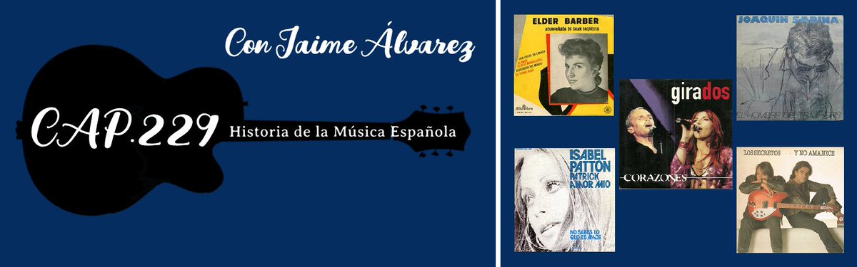 Jaimealva1992's tweet photo. #HistoriaMusicaEspañola cada semana en @RFC_radio
en #Podcast a través de @ivoox #Cap229:
https://t.co/EIa4oVYPoX
#ElderBarber #IsabelPatton #JoaquinSabina #LosSecretos #AnaTorroja #MiguelBosé https://t.co/mJ0PMgCLgf