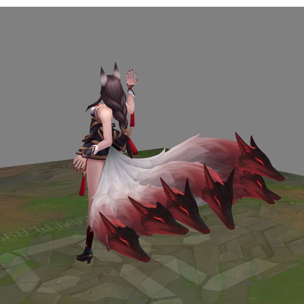 Risen Legend Ahri First Form model in-game