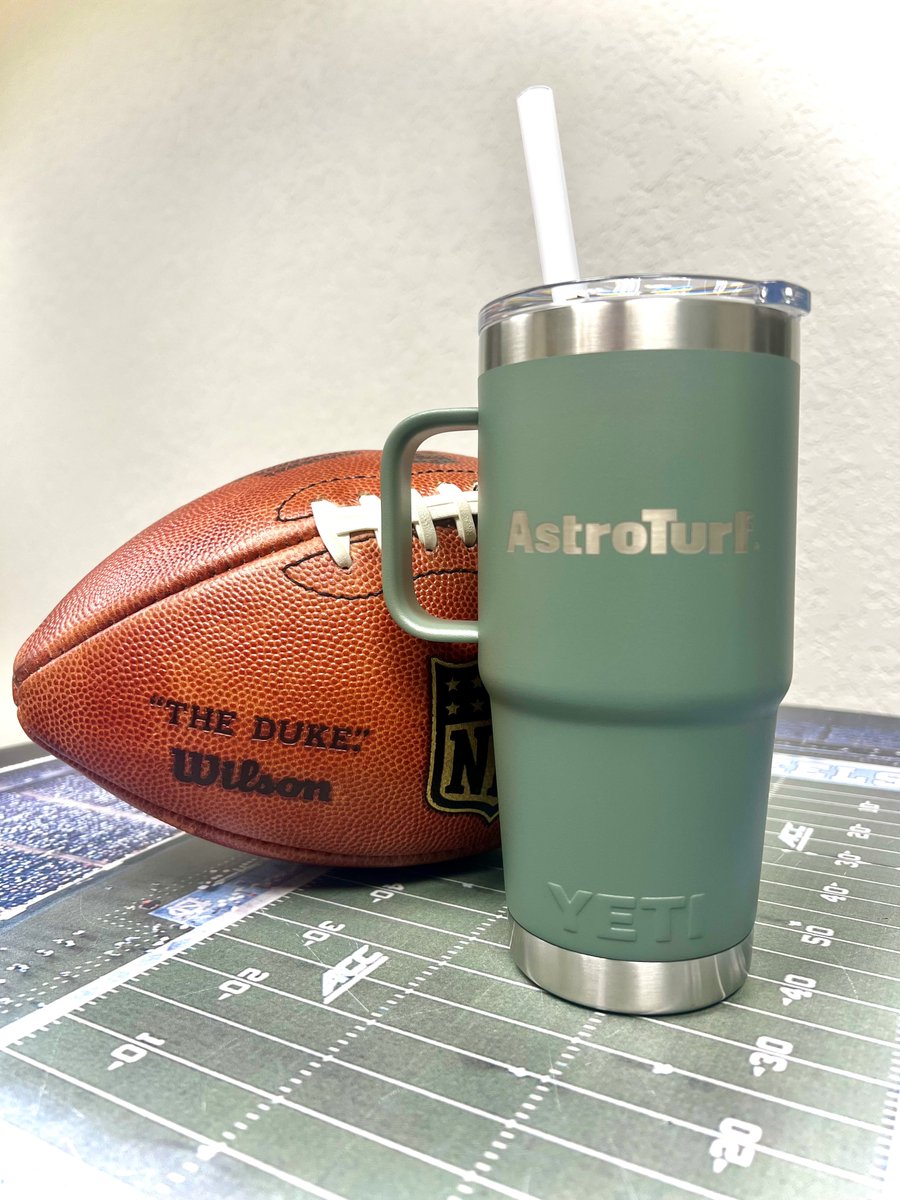 Here's a great mid-week #giveaway for you! Follow us and tag a friend for a chance to #win this AstroTurf branded Yeti cup. #giveawayalert #AstroTurf #Yeti