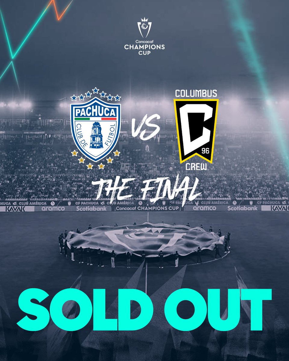 The #Concachampions Final is sold out❗️🥳

@Tuzos ⚪️🔵 and @ColumbusCrew 🟡⚫️ will have a full-packed Hidalgo Stadium 🏟 to witness history