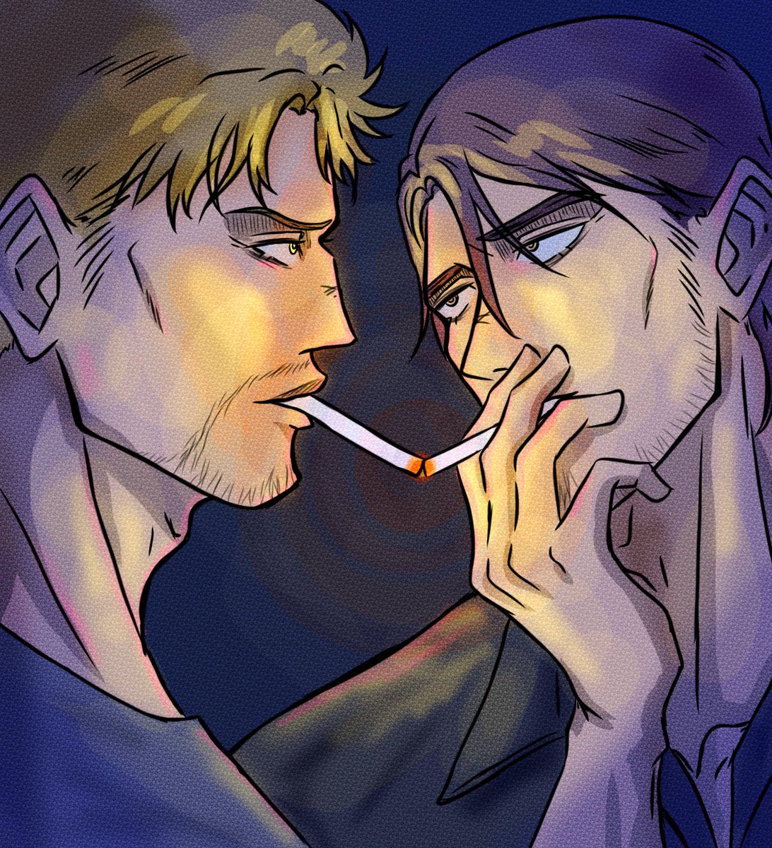 cigarette kiss
#reinerbraun #jeankirstein #reijean #AttackonTitan