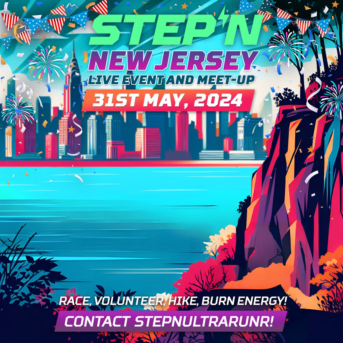 🗽NYC Trail Festival is this Friday at Ross Dock next to the NJ Palisades⚡️We have a few @Stepnofficial Runners who are racing, hiking, volunteering or hanging out🏃‍♂️🏃‍♀️

👟Contact me for more details!📞

@fslweb3 @GasHeroOfficial @mooarofficial #STEPN