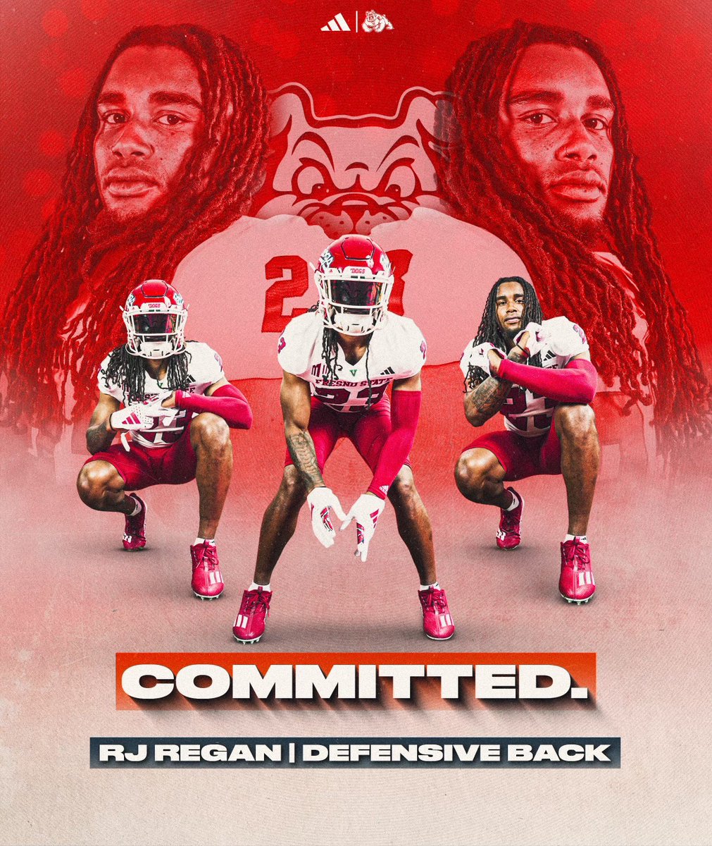 It’s official… my guy <a href="/RobRegJR1/">RJ Regan</a> is A Bulldog! The boy is focused and ready to be A DOG. Got his degree off the field… now it’s time to go get that Degree on the field. 
Fresno State, 
Go be GREAT! 

#gobulldogs #fresno #fresnostate #university