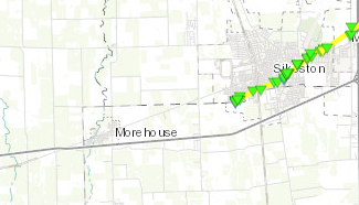 Survey team in Sikeston/Morehouse has found EF-3 damage (140 mph) just east of Morehouse. Work is continuing.
