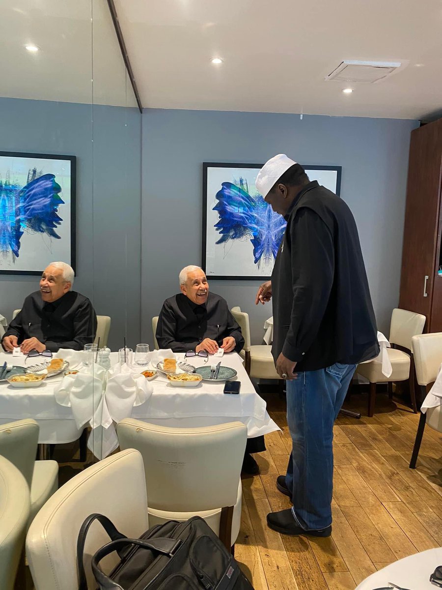 UncleAnass's tweet photo. Hon. @abdussamadd Dasuki (Santurakin Sokoto) in London🇬🇧 earlier today, with Sheikh Ahmadi Mussab, a Saudi🇸🇦business tycoon based in Jeddah. #TeamDasuki #Work #Business #DasukiProject🤍🩵 https://t.co/C88b2IAJcw