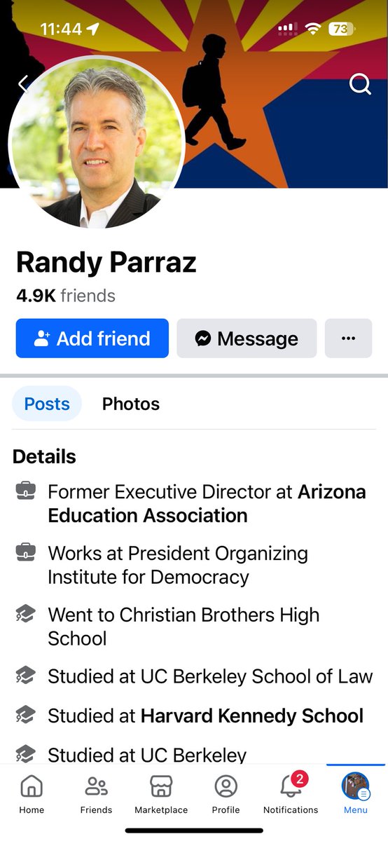 This “prominent activist”went to a private high school and is from California and now wants to support public schools in Arizona. Why do they want to keep students trapped in a failing system?! @DeAngelisCorey good enough for me but not for thee. @johninphx @MBeienburg