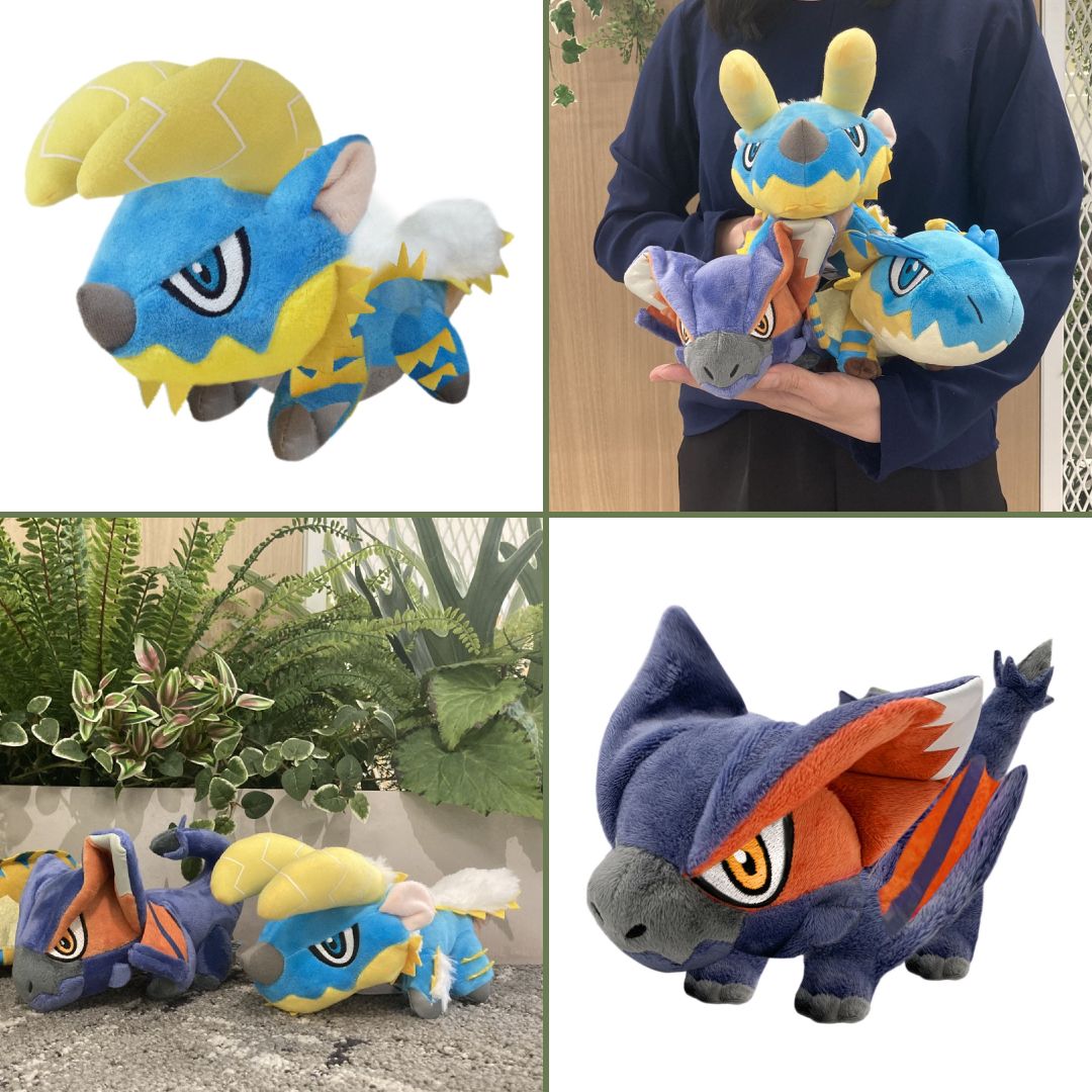 Monster Hunter Deformed Plushies Restocked - Zinogre, Nargacuga and more. Check them out at the link below! 🛑buff.ly/4dVVyMX #MonsterHunter #Zinogre #Nargacuga