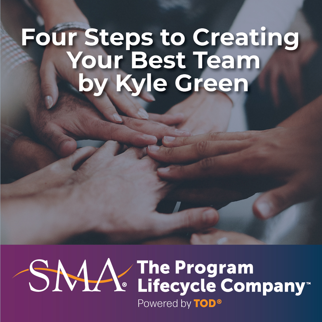 SMA: The Program Lifecycle Company Senior Associate Kyle Green lays out 4 steps for a successful team. smawins.com/news/4-steps-t…

#TeamBuilding #ManagementTips