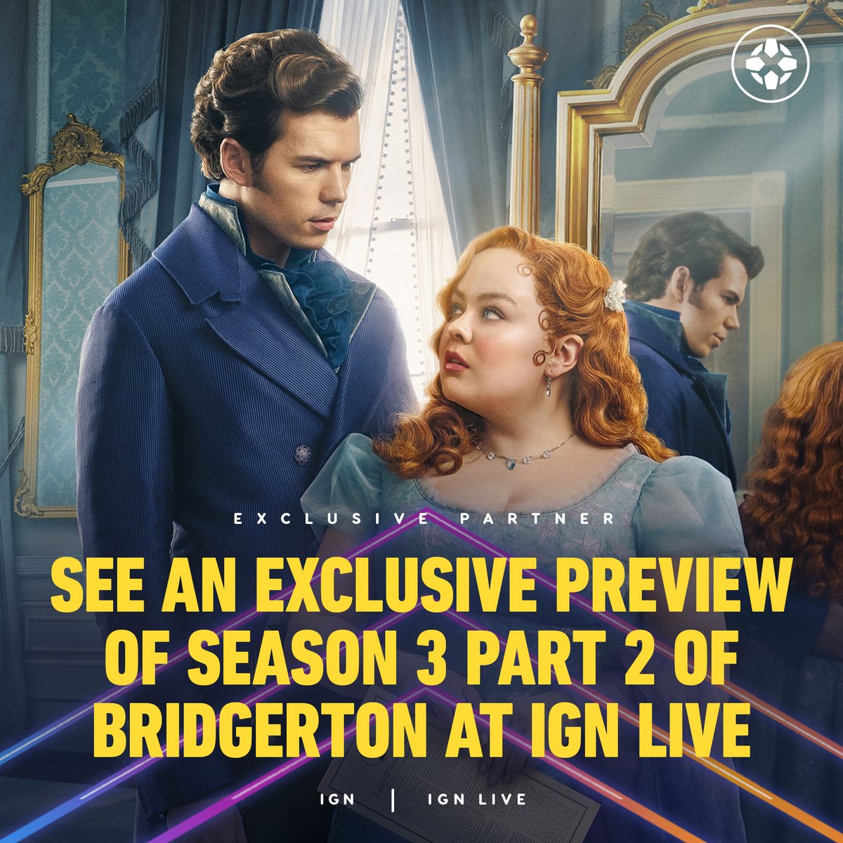Make sure to grab your Pen for an exclusive sneak peek of Bridgerton Season 3, Part 2! Where will Penelope and Colin go from here? Only time will tell… bit.ly/3UC6XZm #IGNLive