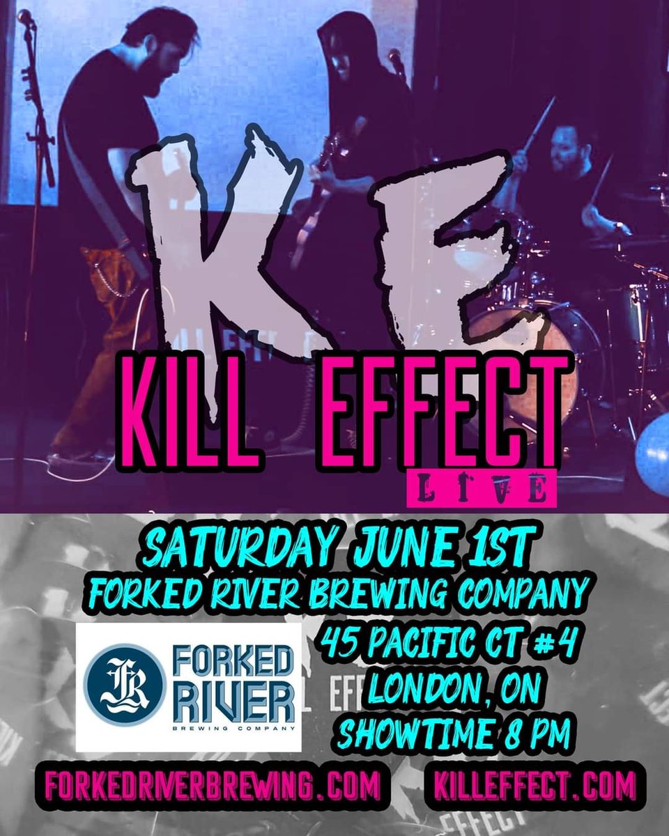 Kill_Effect's tweet image. #LdnOnt #LiveMusic #LiveBand #HardRock #Grunge #LondonOntario #ForkedRiverBrewingCompany #LondonOn #Events #LdnEvents #Eoa #LondonCanada #Canadian #Music #Band #Spotify #RockBand #FCLMA #RockMusic