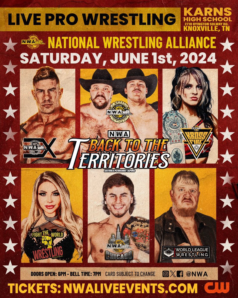 Knoxville, this Saturday at #BackToTheTerritories, the 'Moral Compass' Jaden Newman lights the way in his NWA return. I'm coming to show why I'm one of the best in the world. This is personal. Don’t miss it. 🎟️: NWALiveEvents.com
