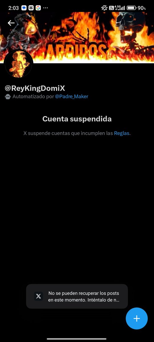 RogBot102's tweet image. Se nos fue un quemado 😔
Si te sigo eres un ardido RIP Nose-2024