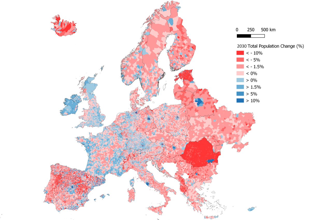 Niall Newsham (@nnewsh_) on Twitter photo I'm happy to share my final PhD paper w/ <a href="/Fcorowe/">Francisco Rowe ✌️</a>, @CarmenCabArn & Pavitra Kumar, accessible here:
osf.io/preprints/soca…
We develop #LSTM models to forecast population size in 2030 across 65,455 European municipalities, and contribute to discussions on #populationdecline I'm happy to share my final PhD paper w/ <a href="/Fcorowe/">Francisco Rowe ✌️</a>, @CarmenCabArn & Pavitra Kumar, accessible here:
osf.io/preprints/soca…
We develop #LSTM models to forecast population size in 2030 across 65,455 European municipalities, and contribute to discussions on #populationdecline