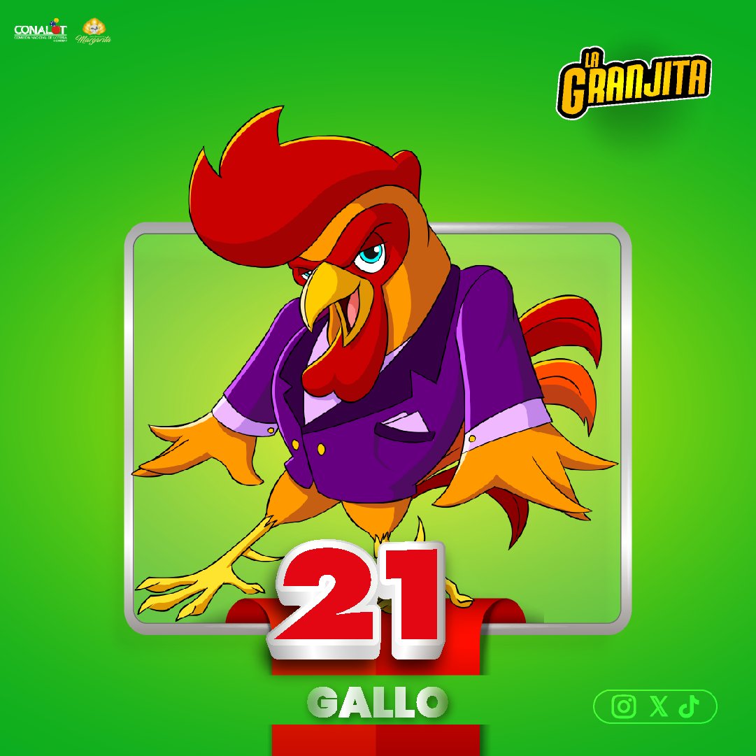 29-05-2024 3:00:00 pm 21 - GALLO #sorteos #loteria #loteriainternacionaldemargarita lagranjitaonline.com