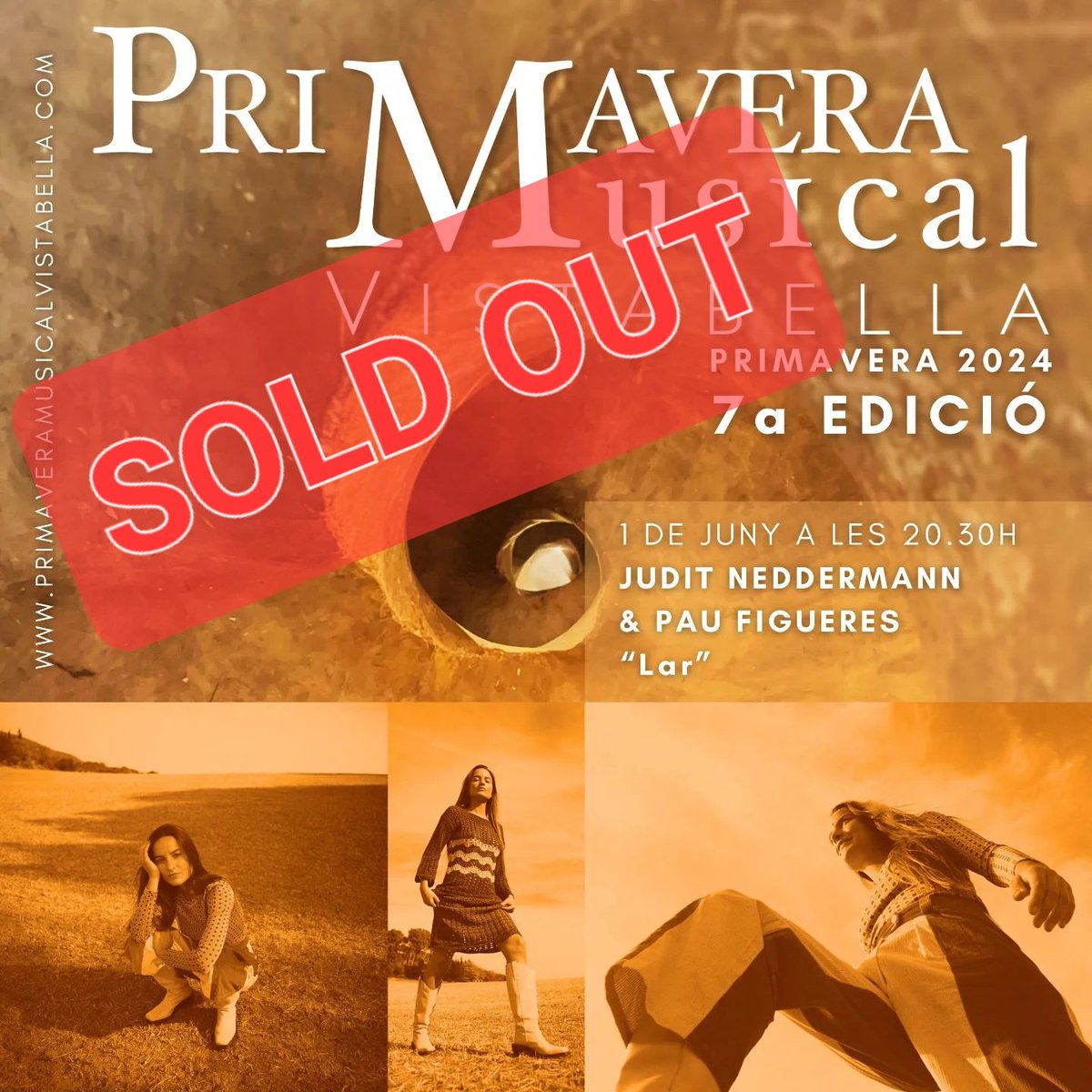 📣📣 Entrades esgotades pel concert de <a href="/juditneddermann/">Judit Neddermann</a> i <a href="/paufigueresgtr/">Pau Figueres</a> !!

🤗 Gràcies per la confiança!

<a href="/ASecuita/">AjlaSecuita</a> <a href="/Dipta_cat/">Diputació de Tarragona</a> #jujol #primaveramusical #Vistabella #lasecuita #modernisme