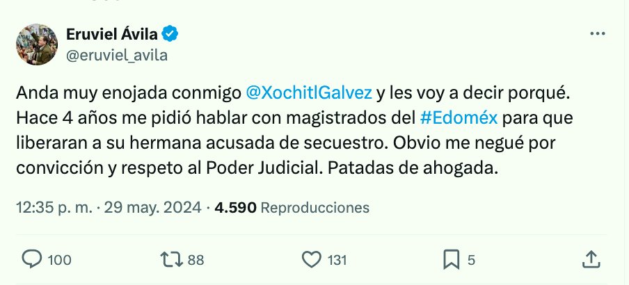 🔥BOOOOOOM🔥 DENUNCIA @eruviel_avila que @XochitlGalvez le pidió apoyo ¡¡¡para liberar a su hermana SECUESTRADORA!!! Tráfico de influencias y corrupción