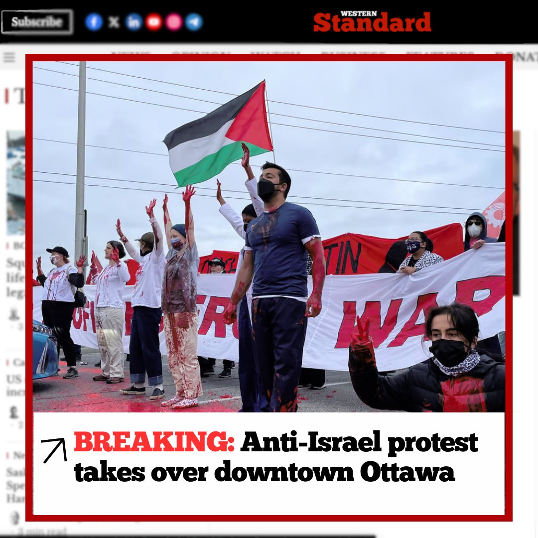 Anti-Israel protest takes Parliament Hill in Ottawa... World Beyond War Canada (WBWC) confirmed it shut down access to Northern American military arms show CANSEC in Ottawa by holding an anti-Israel protest. The protesters also set up camp on Wellington St — where the House of