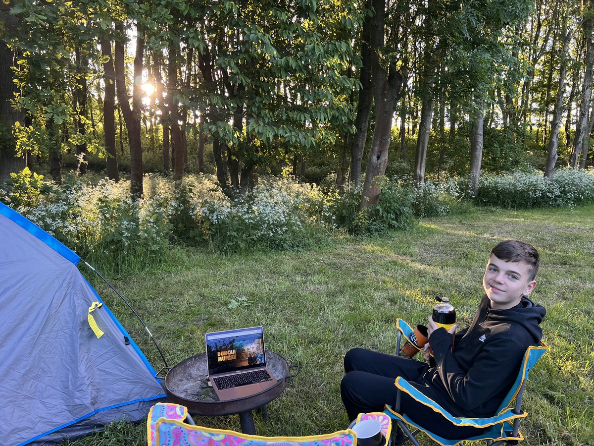 emma_student's tweet photo. @antanddec @BGT taking watching the semi finals seriously 🏕️ 🔥 🙌🏻 https://t.co/GDn05EEifx
