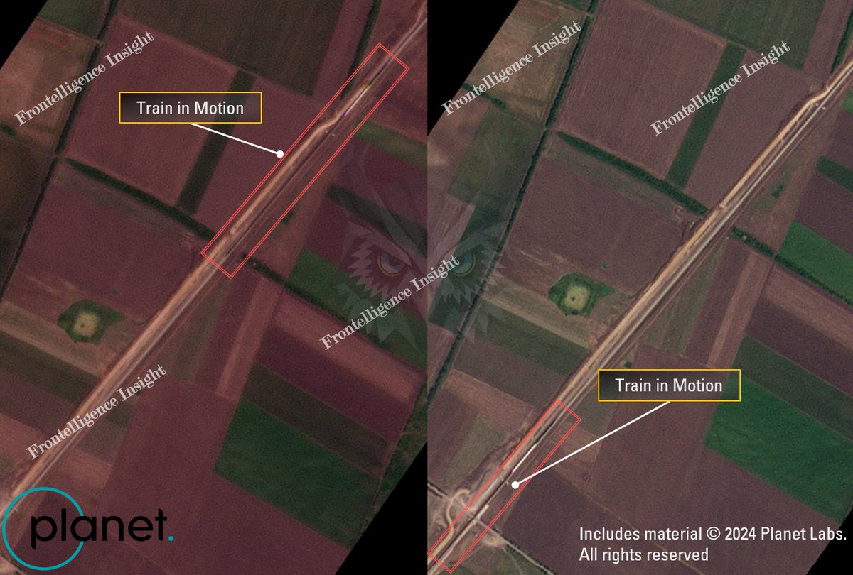 The Frontelligence Insight assesses that Russia is very close to launching the new railroad line between Burne and Malovodne (Donetsk Oblast), likely within weeks or days. The satellite imagery confirms limited train movement Before proceeding, please like and share Thread🧵: