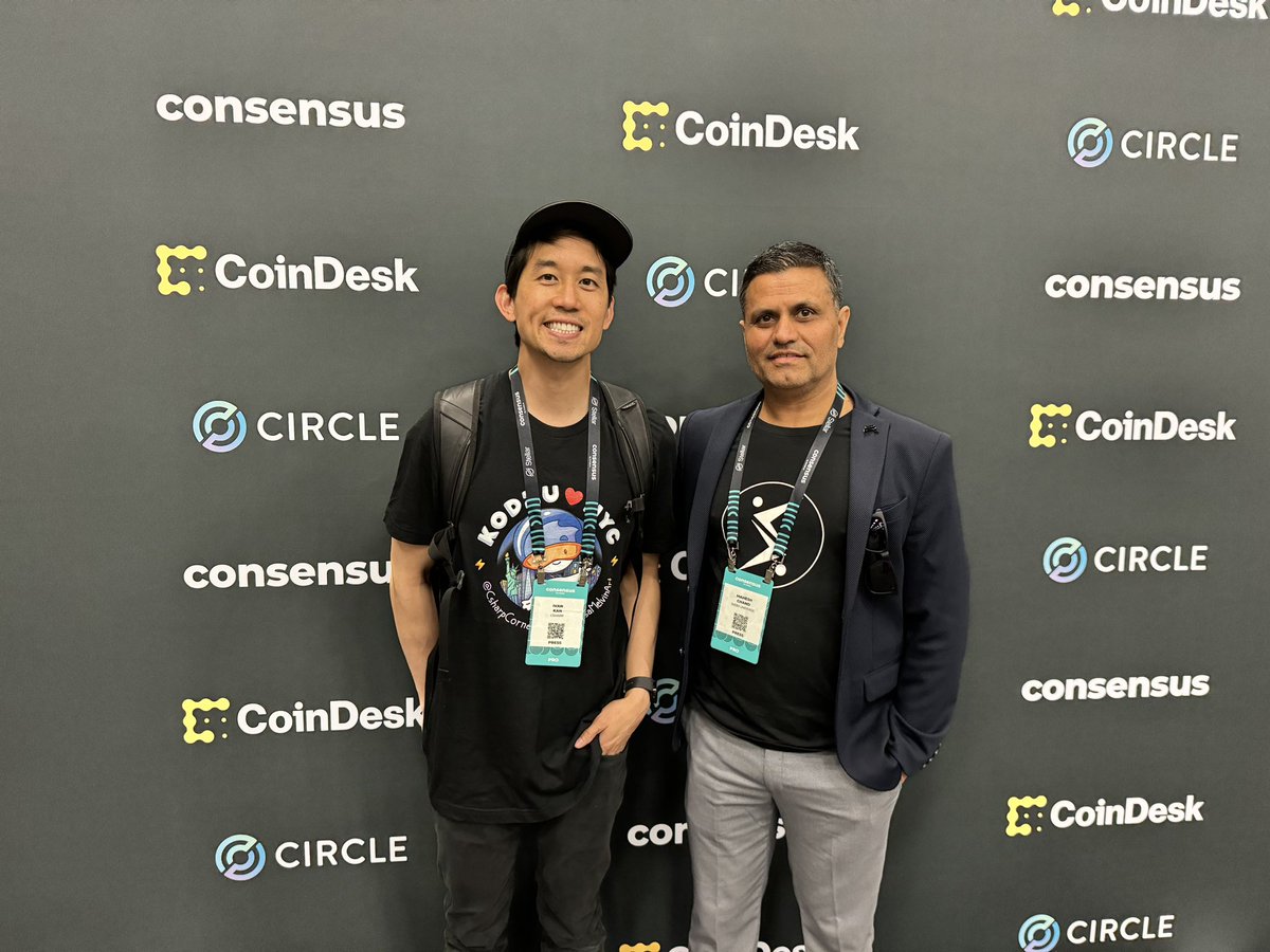 W <a href="/metaivankan/">Ivan Kan</a> at #Consensus2024 <a href="/CoinDesk/">CoinDesk</a>
