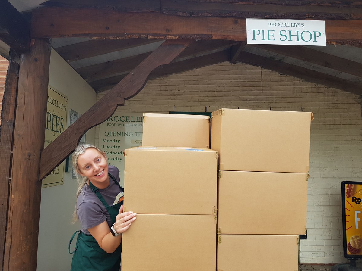 Gemma has been incredibly busy today carefully packing up your pie orders for home delivery🥮.  They will arrive tomorrow using our home delivery service just in time for another weekend!

Fancy pies this weekend?  Get your order in by midnight this evening for delivery on Friday