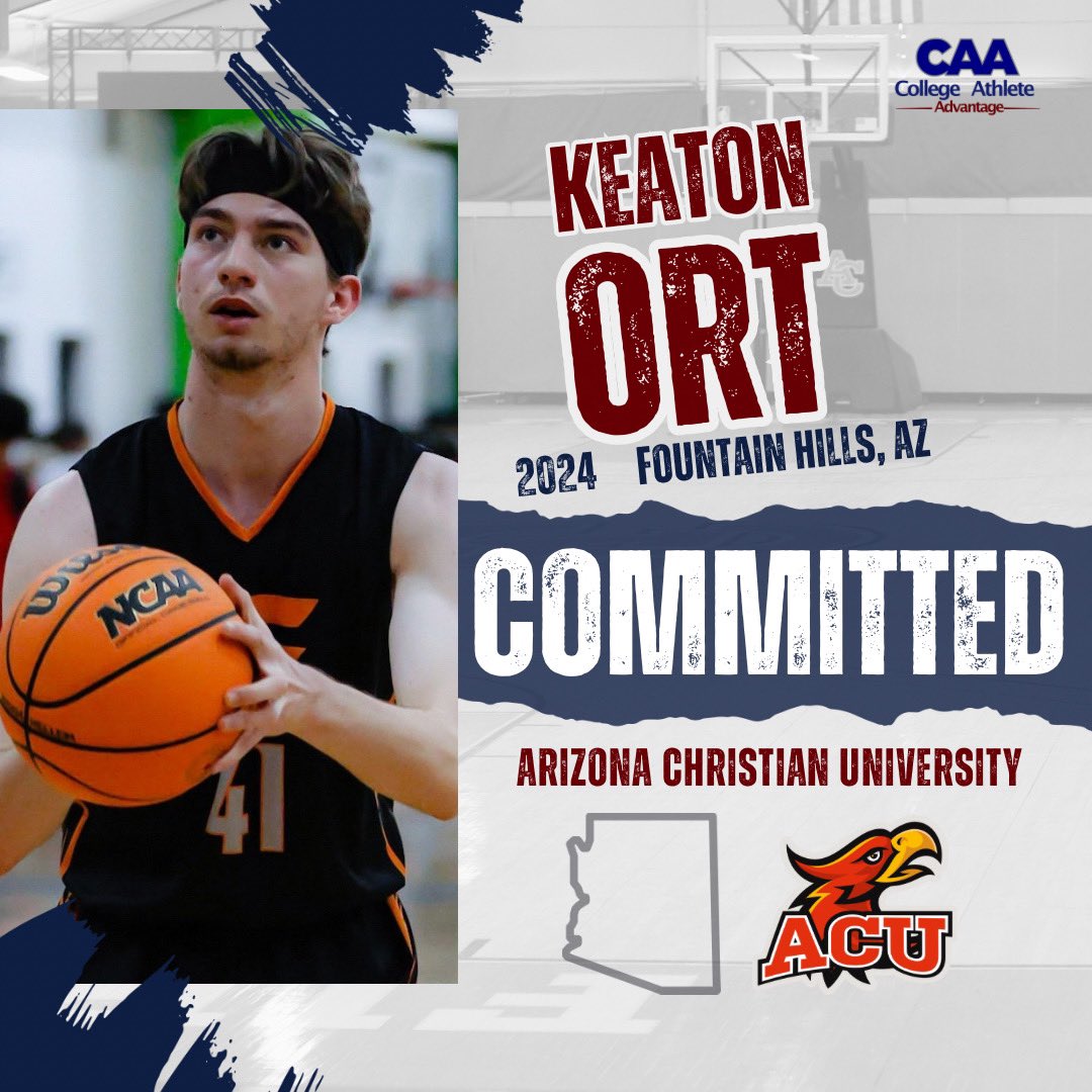 Congrats to CAA GD @keatonort41 on his commitment to @ACUHoops. Ort, the 3A North Central Offensive POY can flat out score the ball. Excited for Keaton and the Ort family!