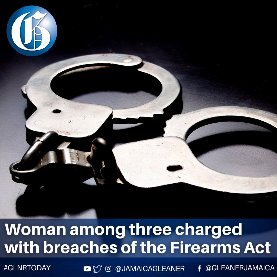 Two men and a woman have been charged following the seizure of a firearm and several rounds of ammunition during an operation in Tranquility Valley, Brown's Town, St Ann, on May 25.

Read more: jamaica-gleaner.com/article/news/2… #GLNRToday