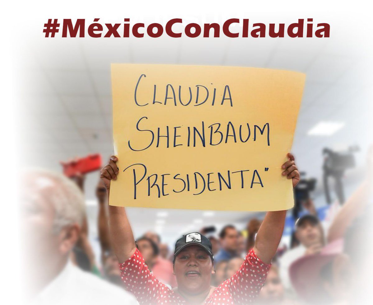 Finalmente llegamos al último día de campaña. 

¡Hoy tenemos una cita con la historia y con la próxima presidenta de México <a href="/Claudiashein/">Claudia Sheinbaum Pardo</a>! 

Nos vemos a las 4:00

¡Del zócalo a las urnas y de ahí a la victoria! 

#MéxicoConClaudia 

Descarga tu diseño:
sheinbooms.mx