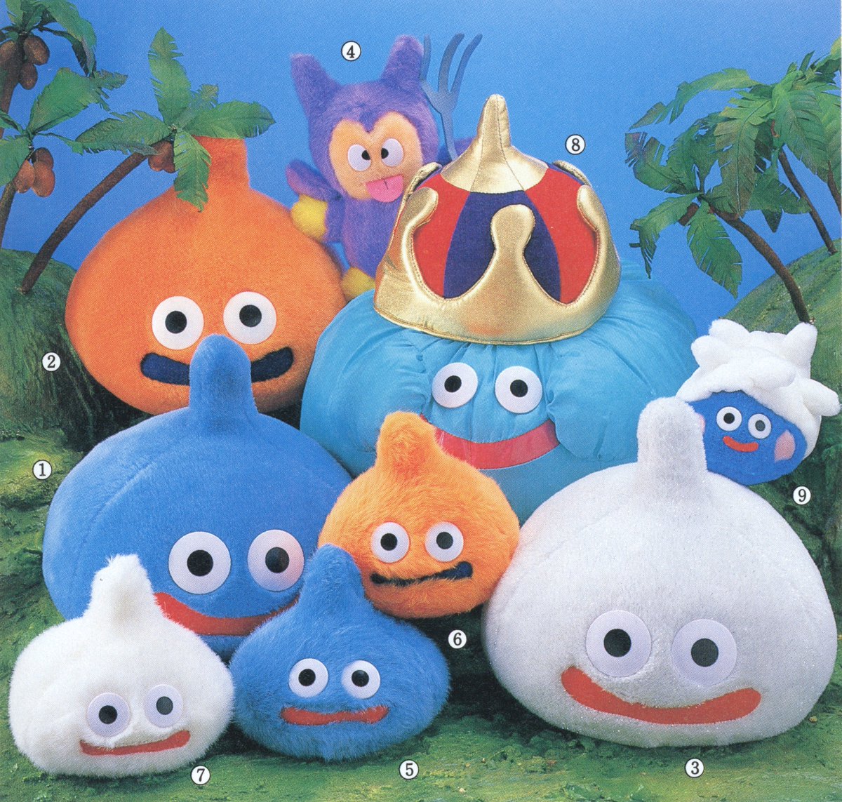Petchigoo's tweet image. Which 1993 slime (or imp) are you? I think I'm #5.
#DragonQuest #DQ #ドラクエ