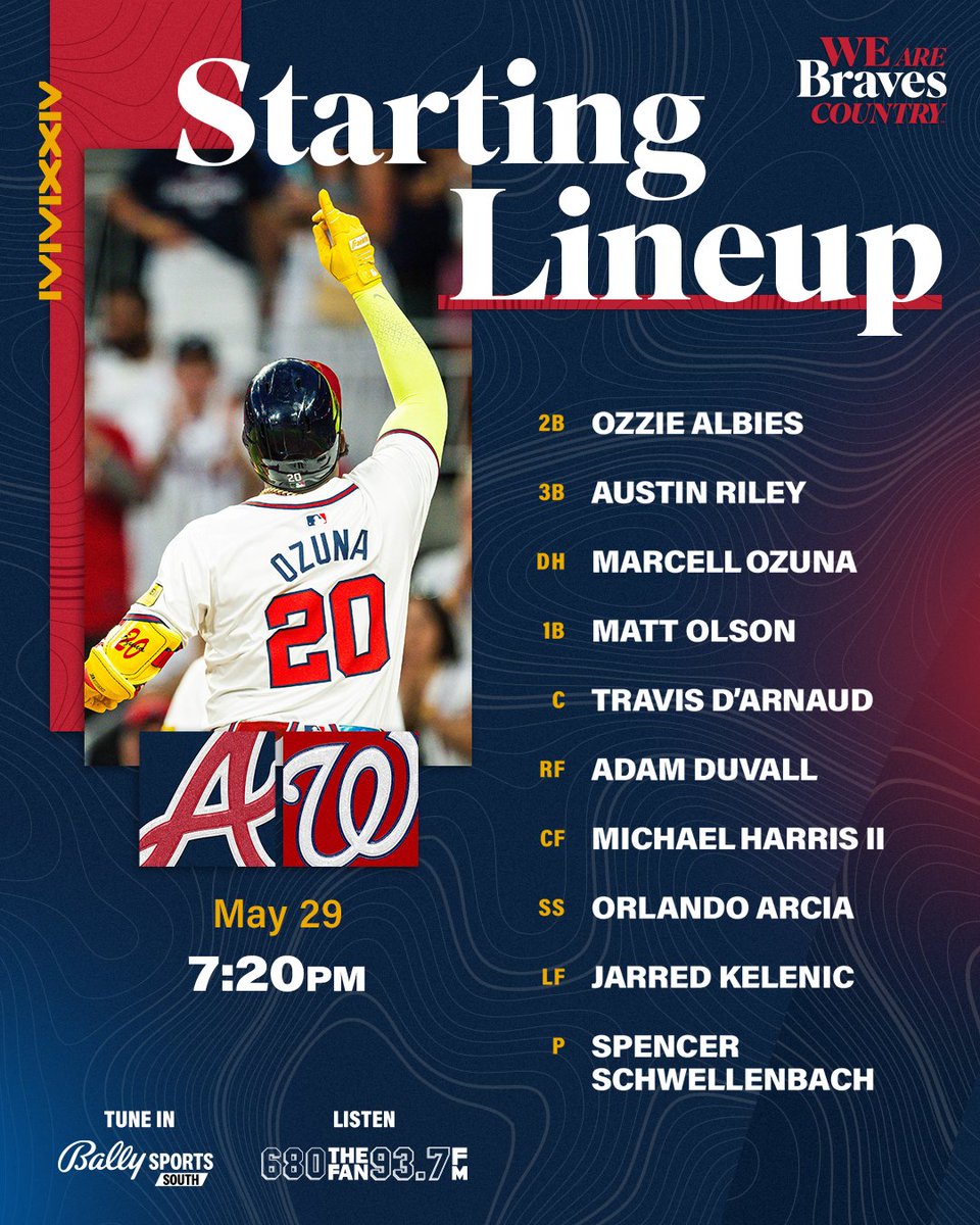 Braves's tweet photo. Time to ball 🫡

#BravesCountry https://t.co/gy2Avmb5tK