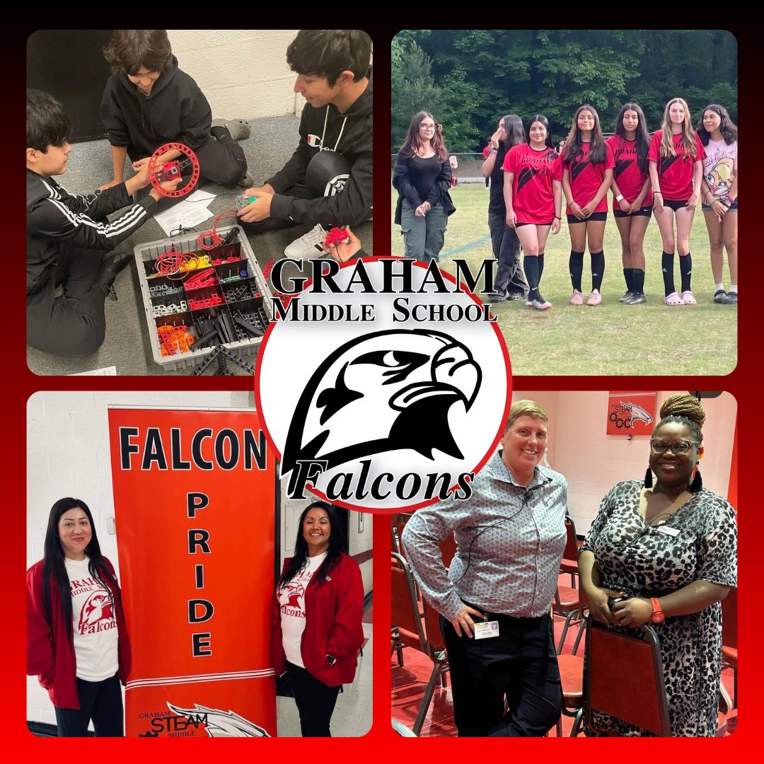 38 Days, 38 Schools: @GMSfalcon where Falcons RISE! 🦅 Exceptional staff guides students to academic growth, explore passions in vibrant arts and athletics🏆 and of course, the commitment to all remains strong! 💪#StudentCenteredFutureFocused