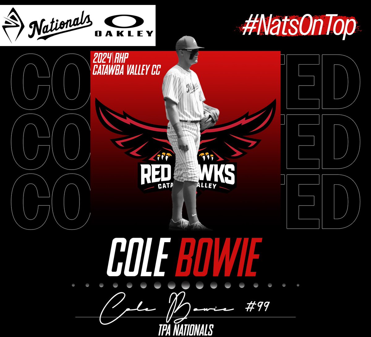 COMMITTED✅

Congrats to TPA National Cole Bowie on his commitment to Catawba Valley CC! We are so excited to watch Cole play at the next level &amp; grateful for the chance to be a part of his development over the past few years!

#NatsOnTop