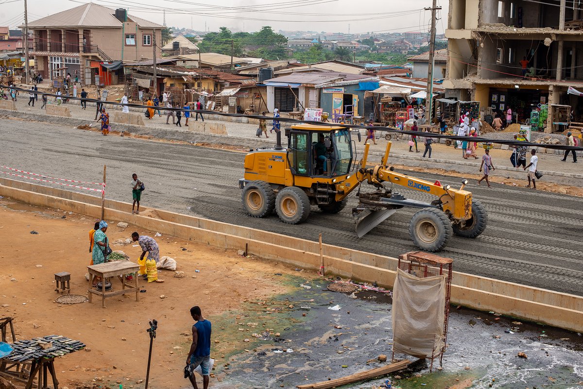 Update on the construction of Isawo Road, Agric, Ikorodu, Lagos State. Just thought you should know. It's almost done! @Mr_JAGs @jidesanwoolu @tvcnewsng