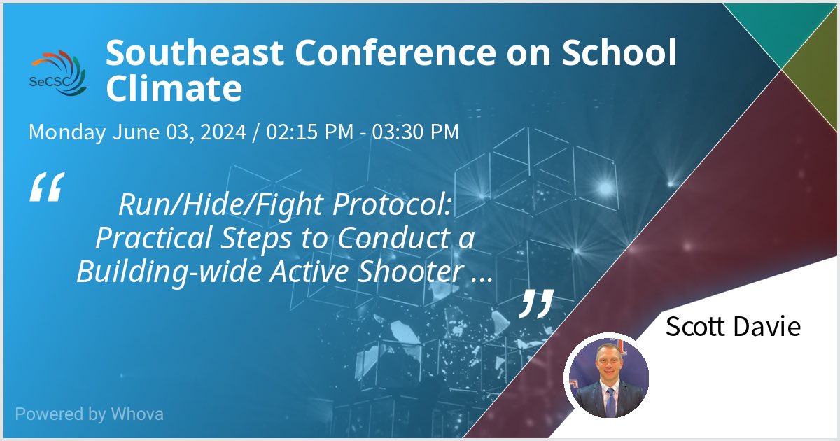 Looking forward to speaking at Southeast Conference on School Climate. Please check out my talk if you're attending the event!