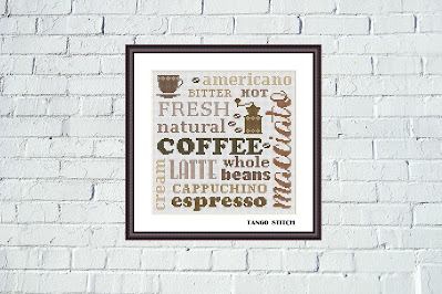 Tango Stitch easy cross stitch designs: Coffee words cloud cross stitch pattern tangostitch.blogspot.com/2021/04/coffee… 
#crossstitchpattern #crossstitch #needlecraft #stitching #embroidery #craft #coffeeaddict