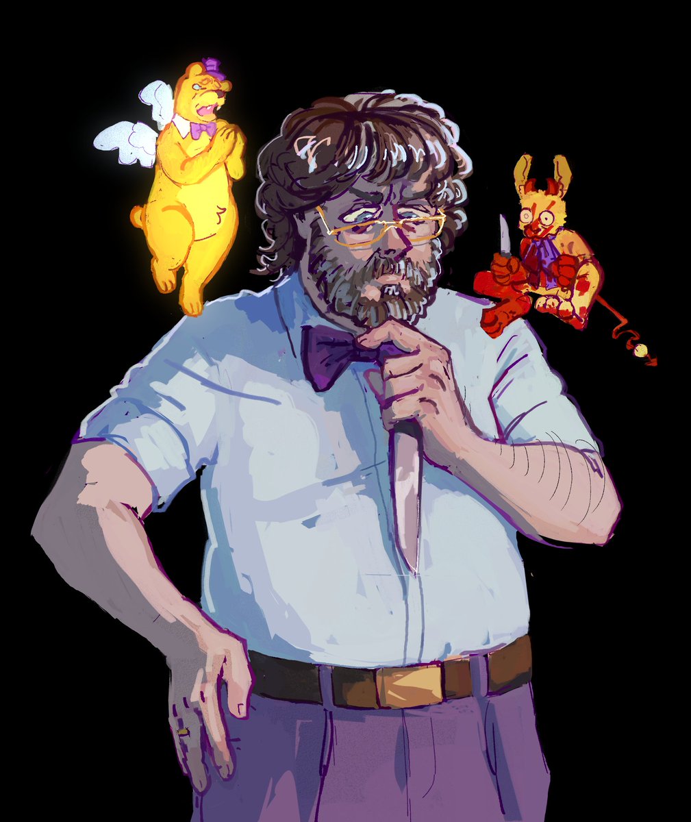He's having an ethical debate #FNaF