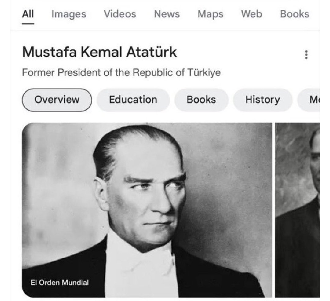 Dear @Google ; Mustafa Kemal Atatürk is “The Founder of the Republic of Türkiye” We kindly request you to make the necessary correction. Thank You…