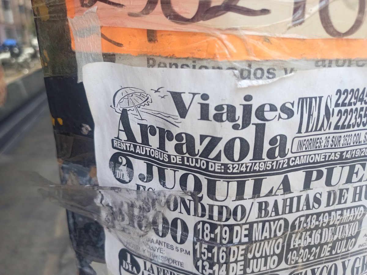 Y así nos reventamos 3 años donde empresas gandallas como Viajes Arrazola se dedico a poner su basura en toda la ciudad y NUNCA fue sancionado...¿El que siga hará la diferencia? 🤨