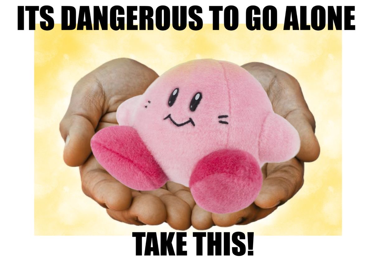 AdamShooter6's tweet image. May he bring joy and comfort through your rough days 

#kirbyplush