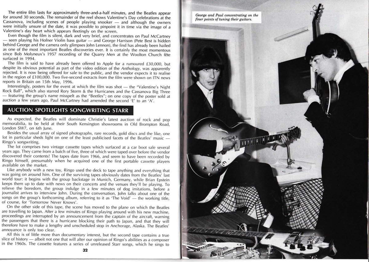 Beatles Monthly, Volume 242, June 1996.

#beatles