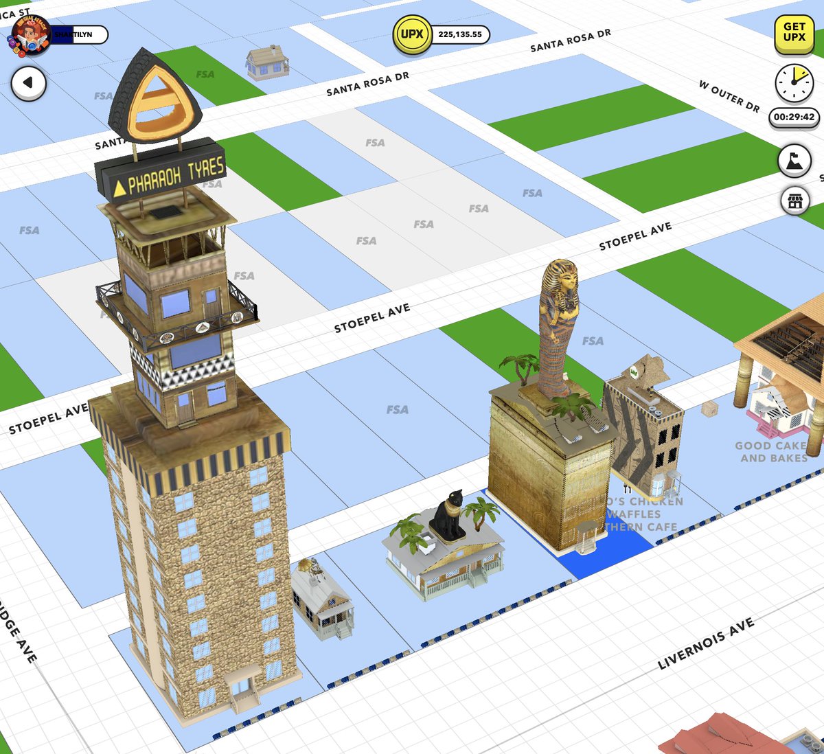 Structure Ornaments are one of my favorite things in <a href="/UplandMe/">Upland</a>!  I'm so thrilled that The Toss-Shak got our ornaments into the game for this Genesis Season!  Our  Ancient Egypt collection looks stunning!  Shop is located at 19811 Stoepel St in Detroit!  <a href="/tosshed/">TossHed.eth 🦄⛓️</a> <a href="/fadi04_/">Fahad Naeem</a> #upland