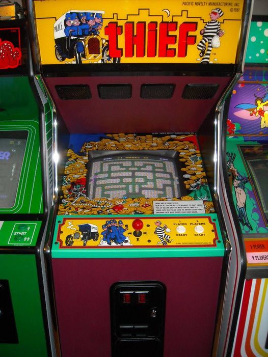 Thief!! #arcadegames #gamerooms #RetroGaming #retrogamer #retro #gifts #giftideas #gamers #retrogames #giftsforher #giftsforhim #giftsfordad 818-246-2255